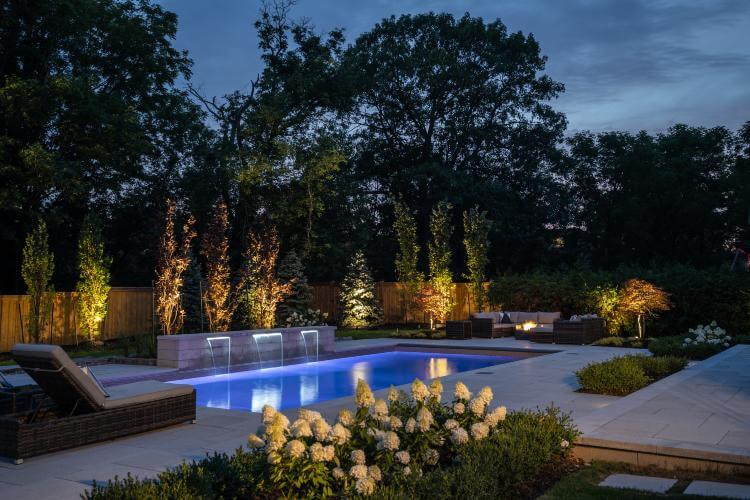 landscape and pool design Woodbridge